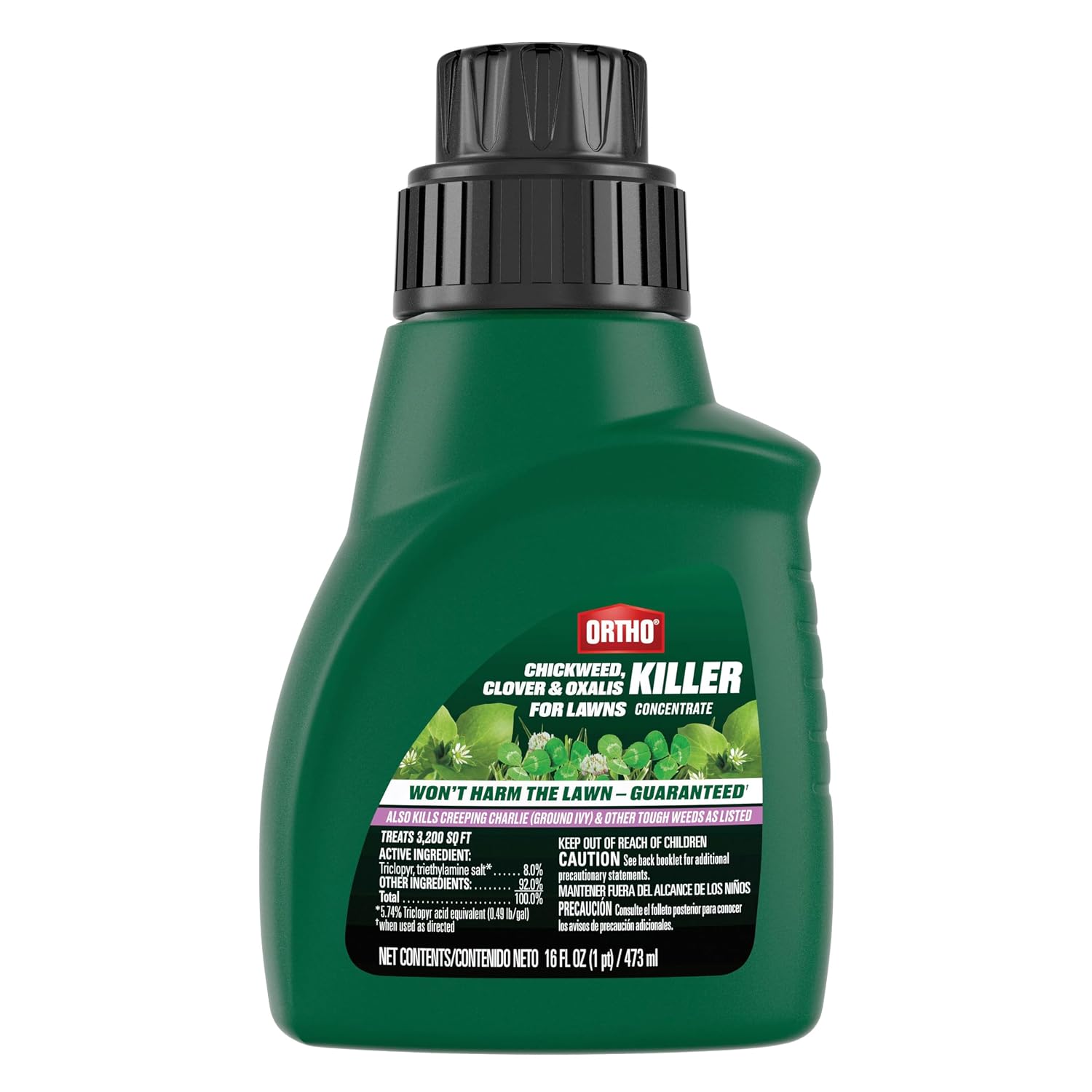 Ortho Chickweed, Clover & Oxalis Killer for Lawns Concentrate (16 fl oz)