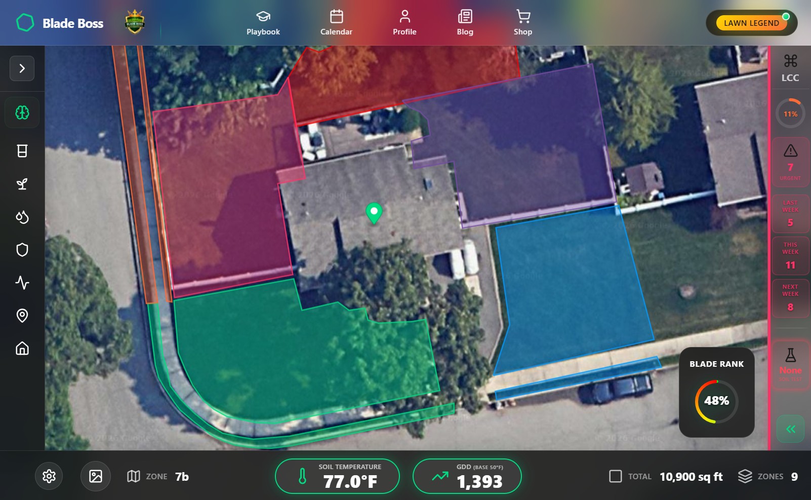 Draw Your Lawn in Lawn Map Pro